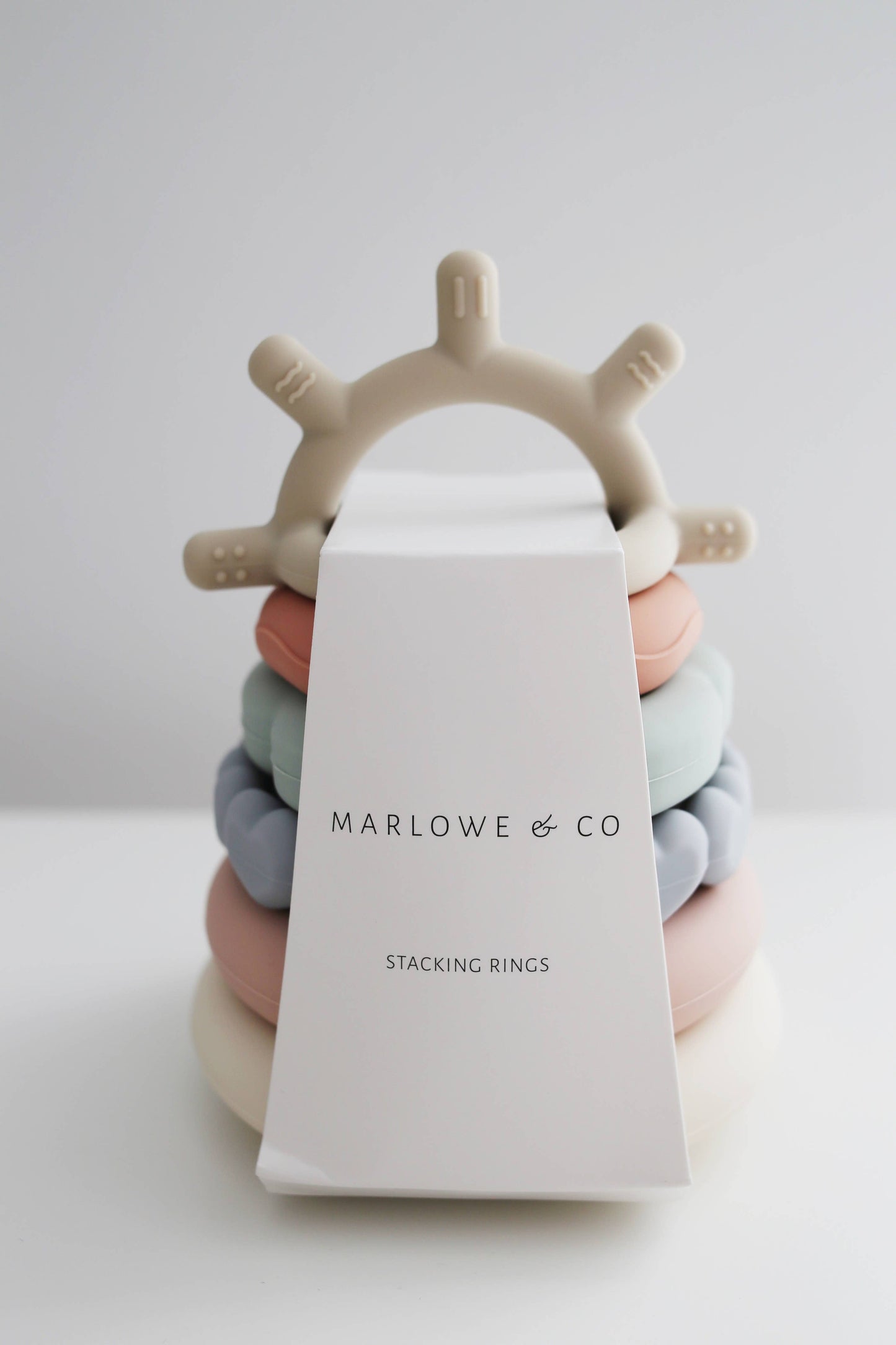 silicone stacking toy