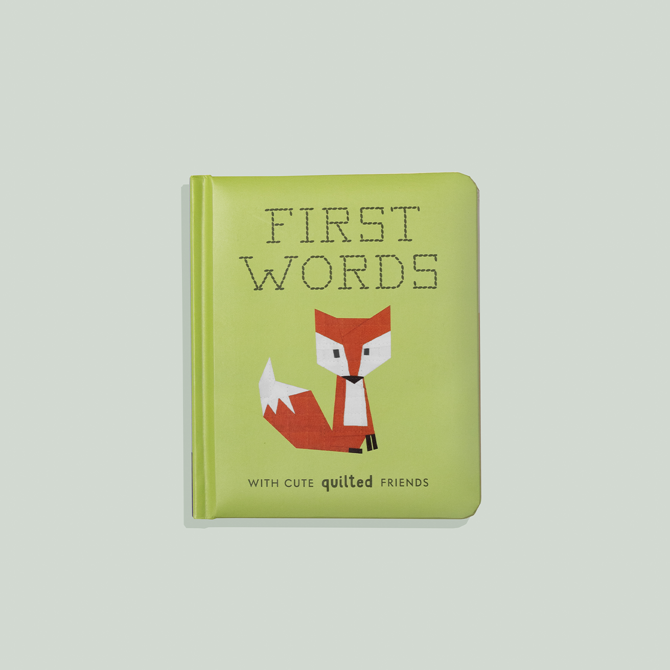 first words with cute quilted friends