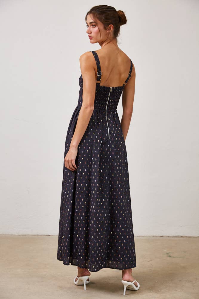 wild floral maxi dress
