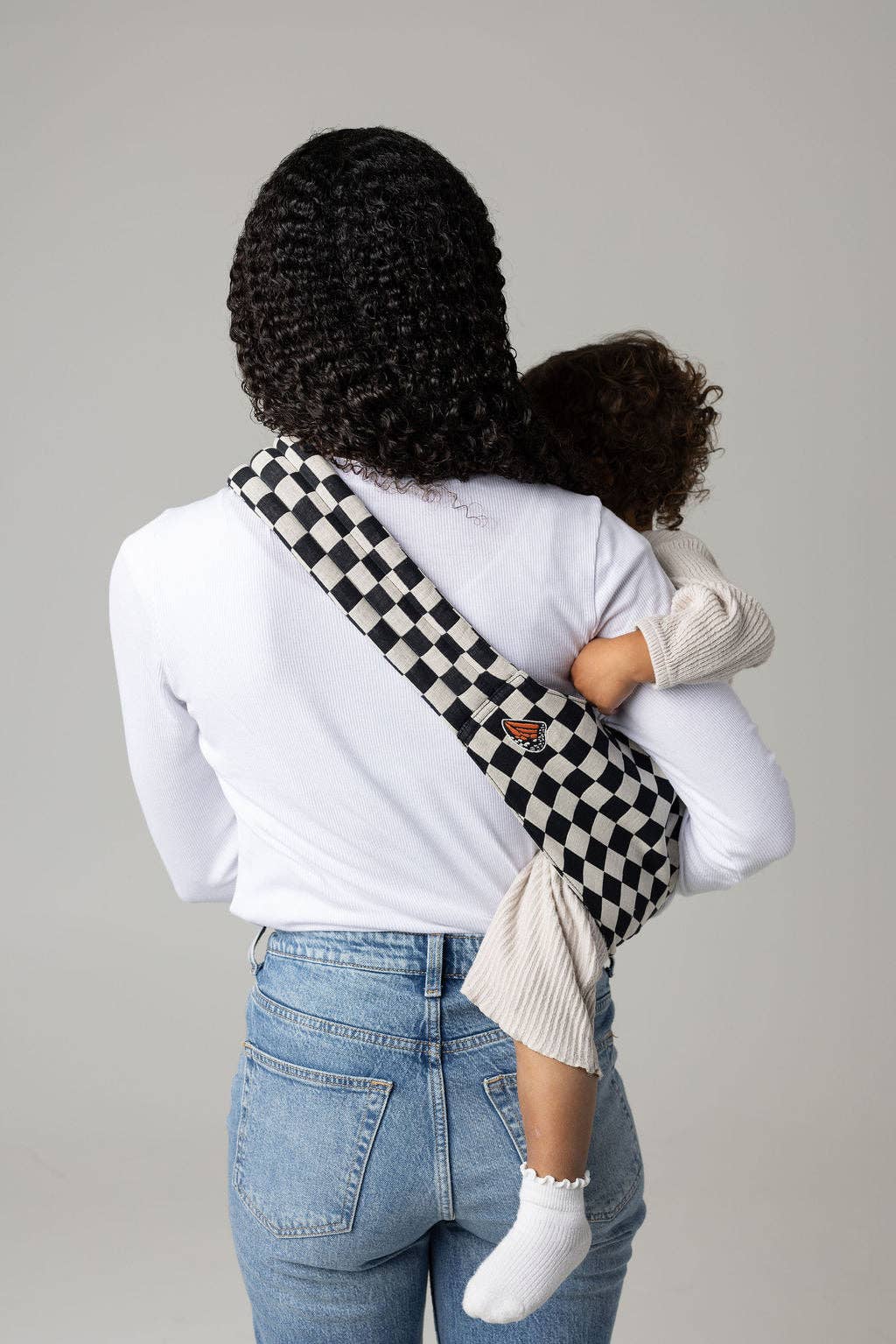 the monarch toddler sling - ebony check