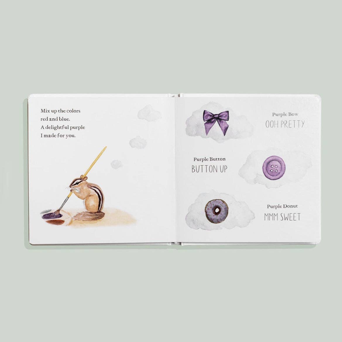 wishy washy: a board book of first words and colors