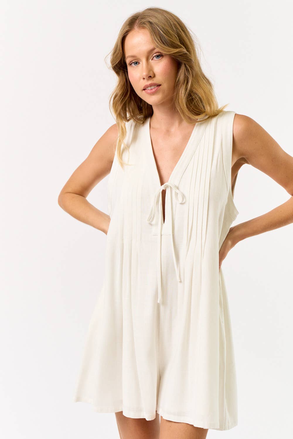 sleeveless romper