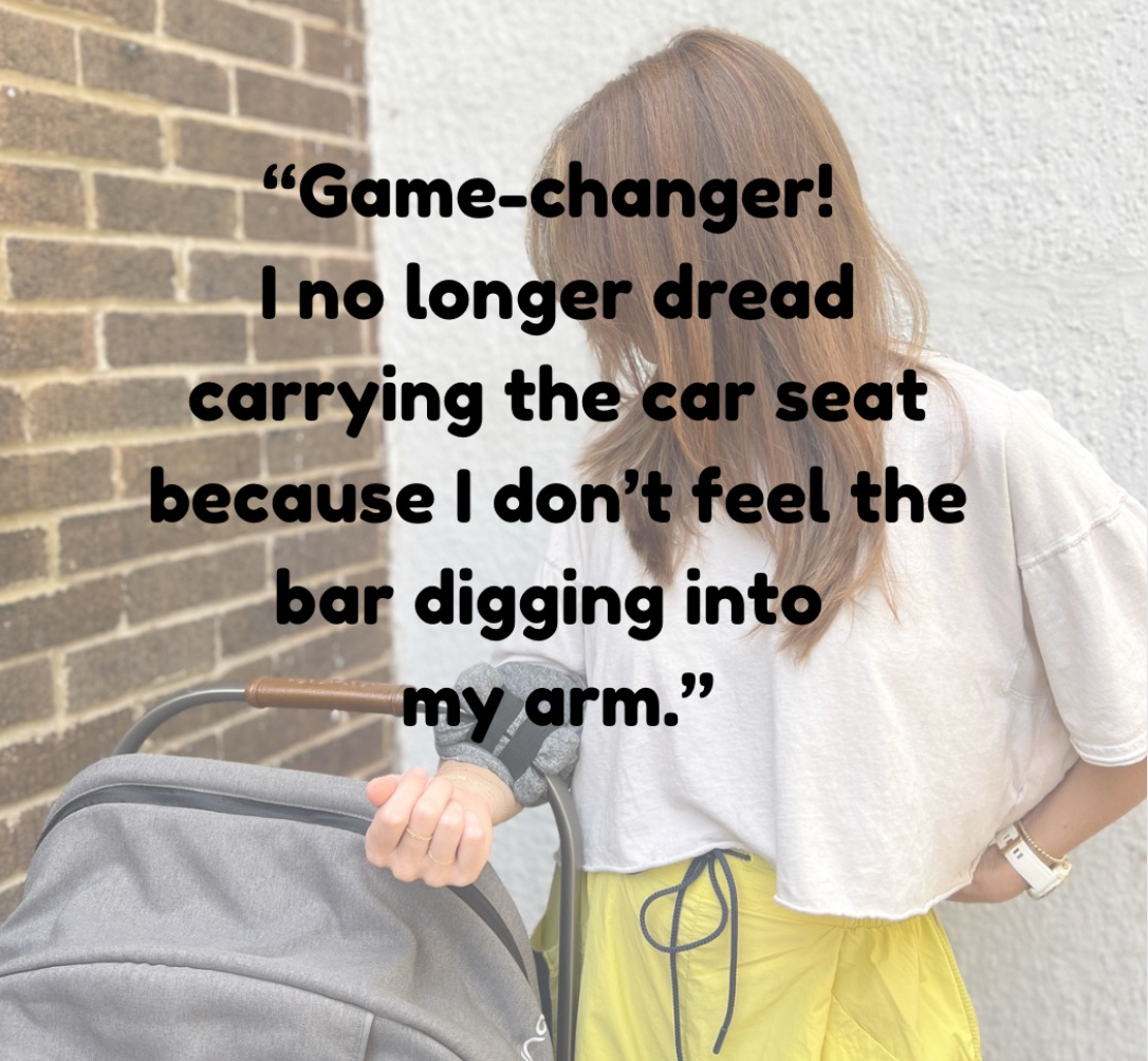 Cozy-Carry PRO Car Seat Handle Cushion – Dual-Density Memory