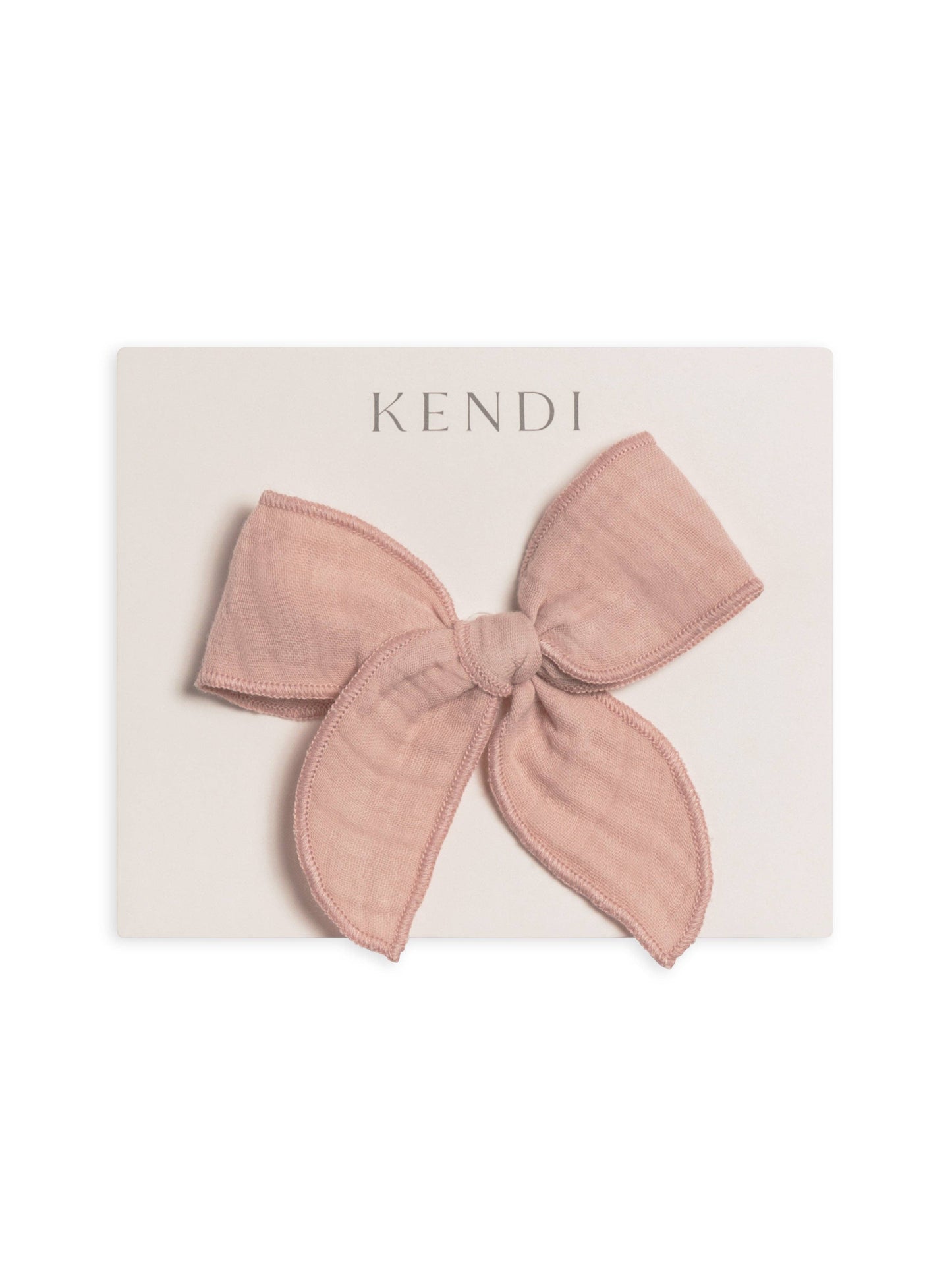 muslin bow hair clip ballet