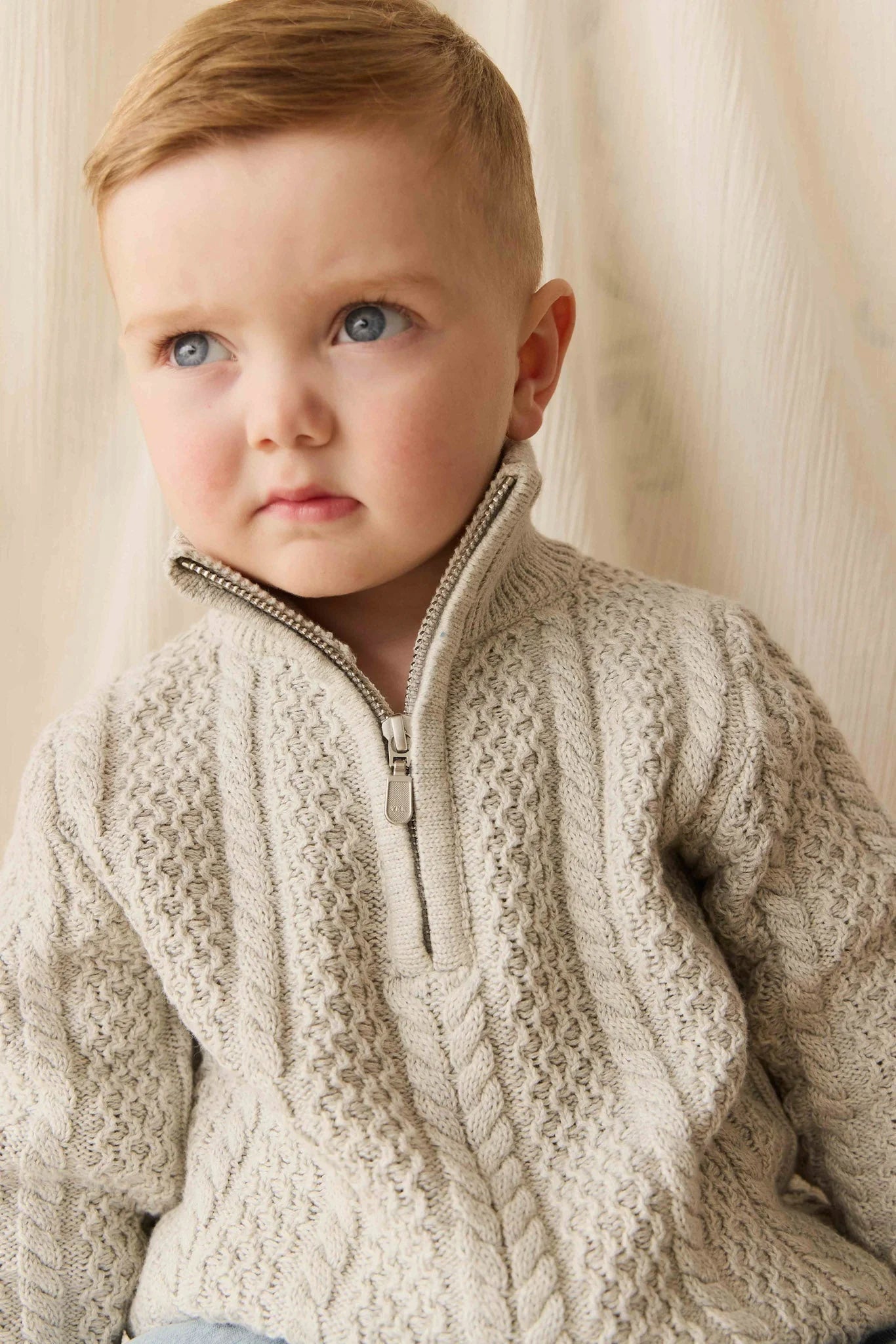 clyde half zip jumper