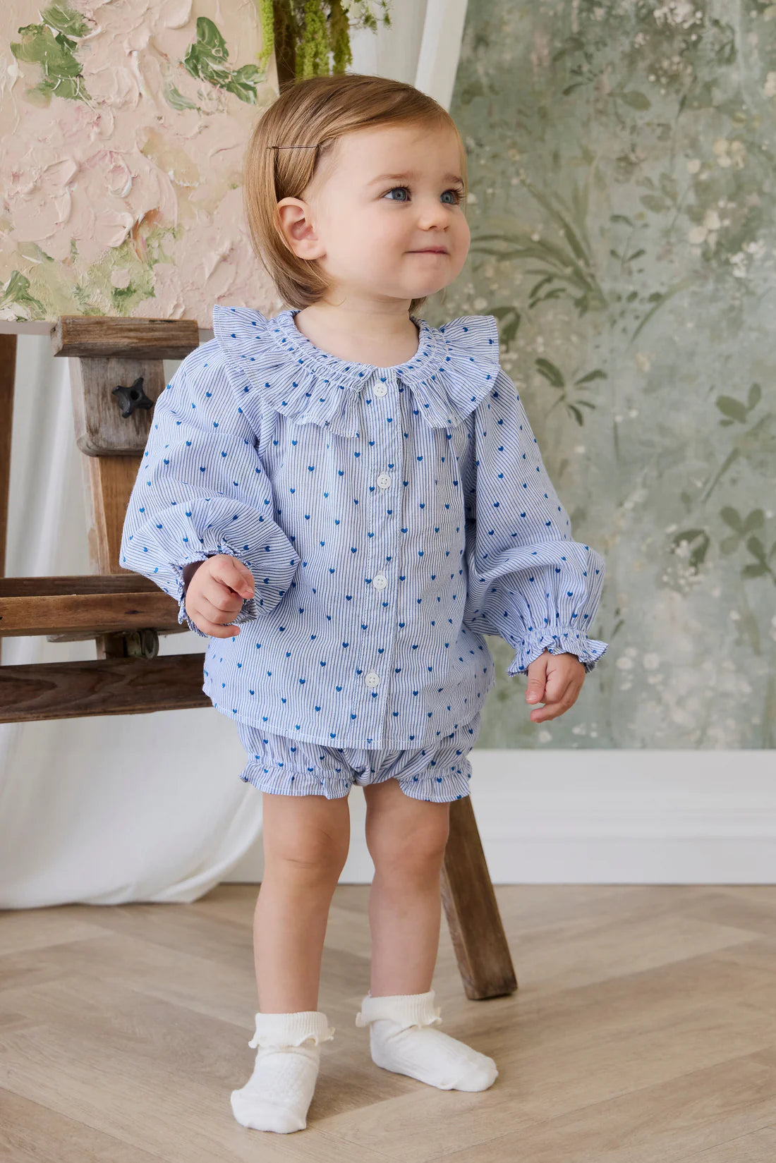 organic cotton frill bloomer