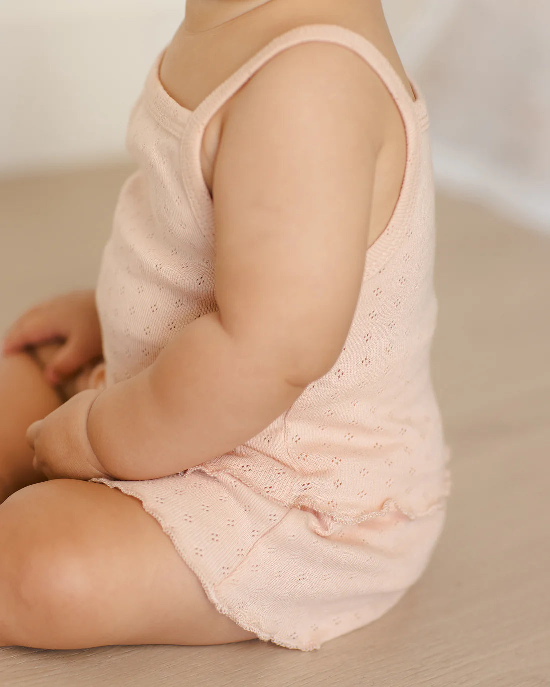 pointelle tank + shortie set