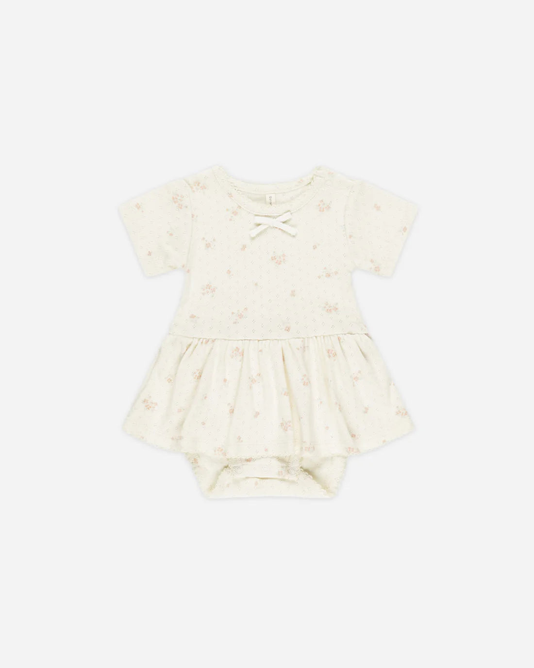 pointelle skirted bodysuit