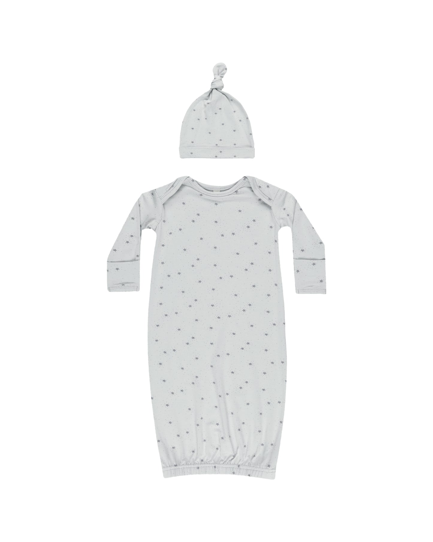 bamboo baby gown + hat set
