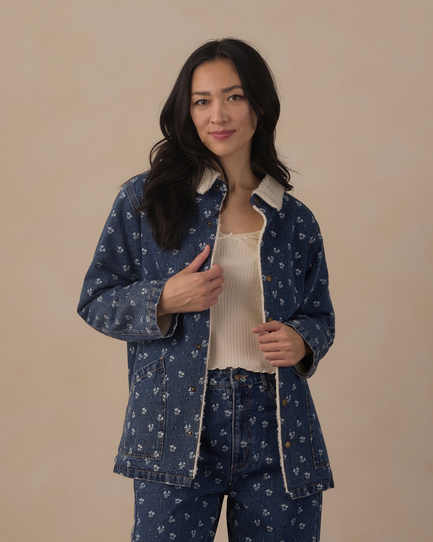 women's long chore coat