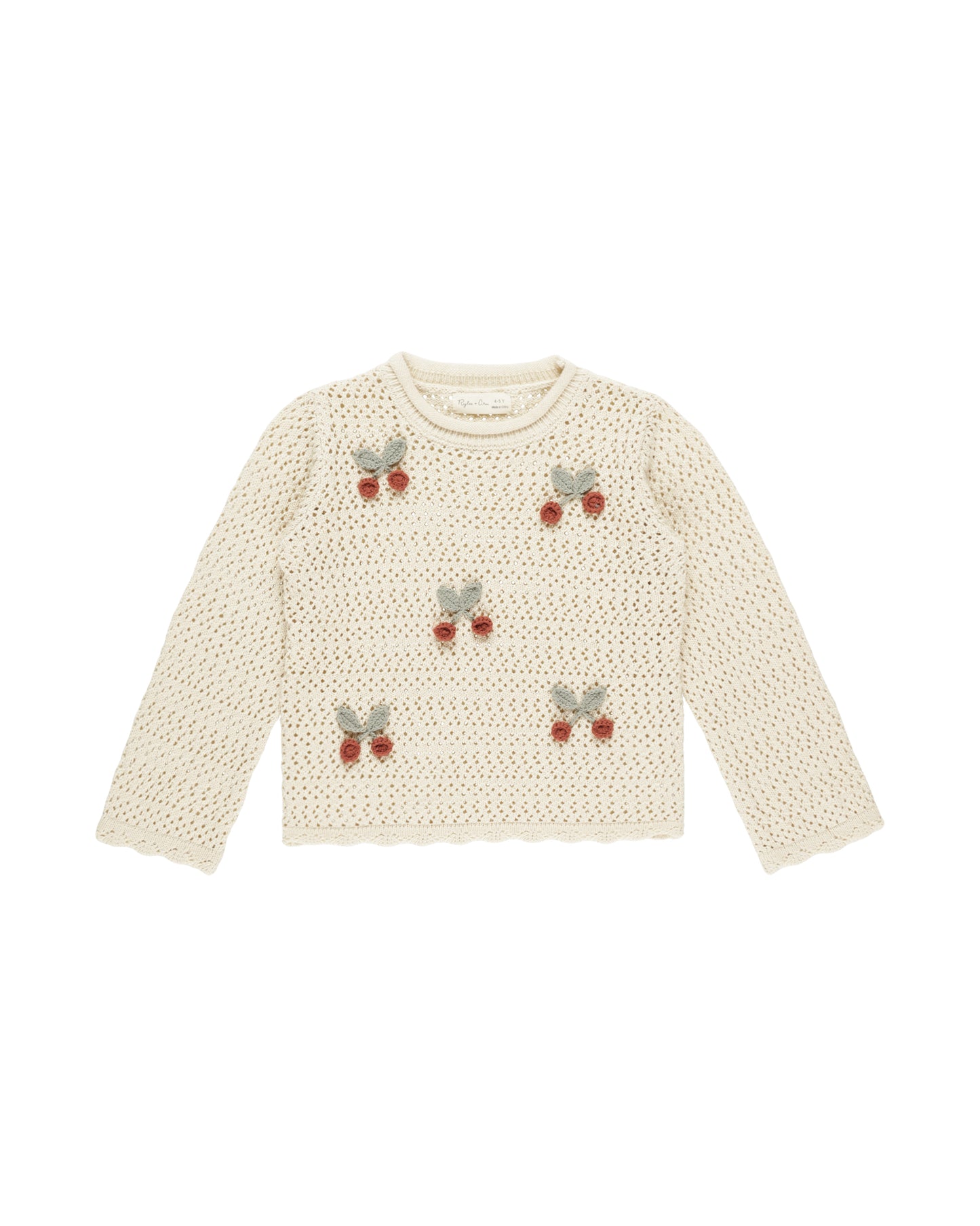 crochet knit pullover