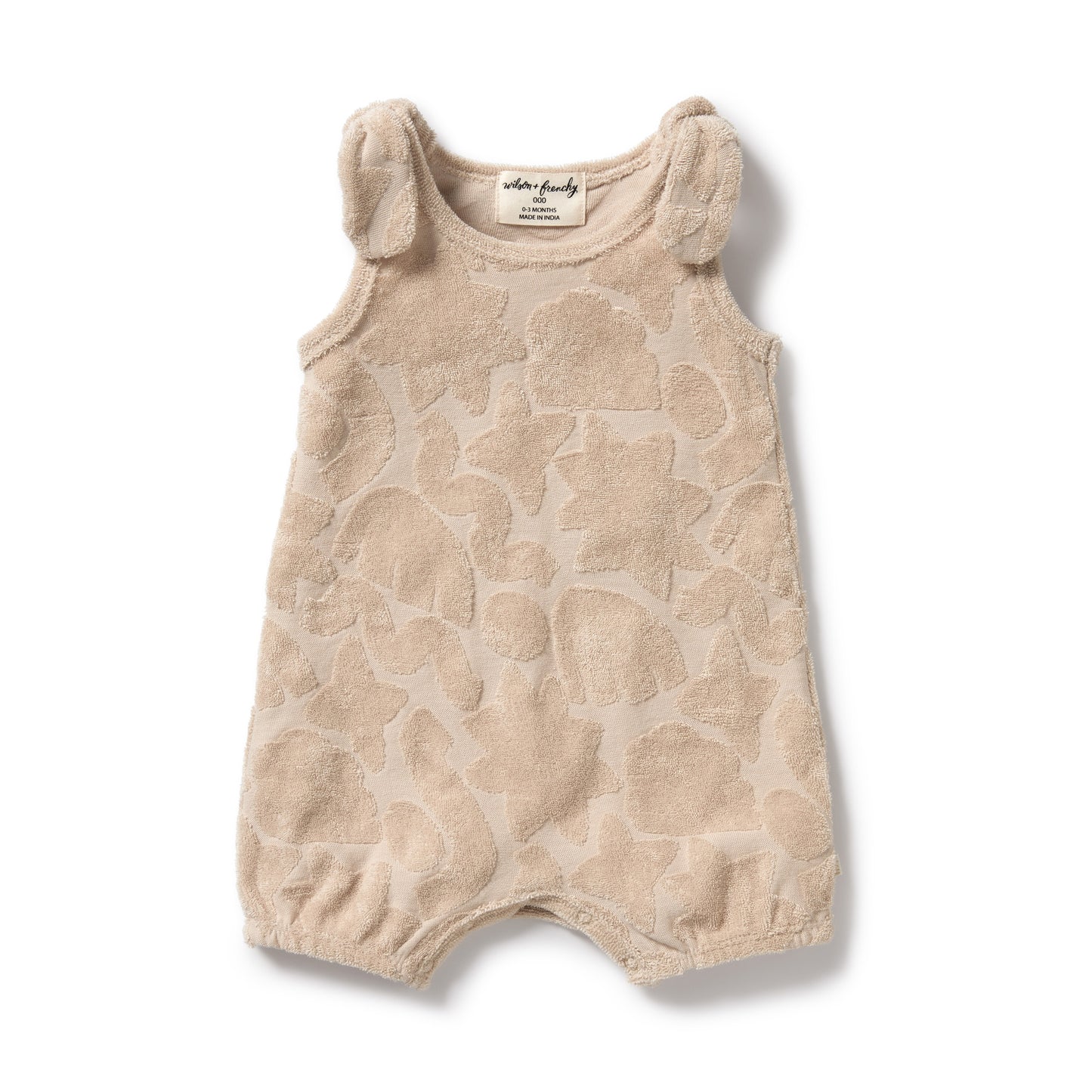 organic terry playsuit