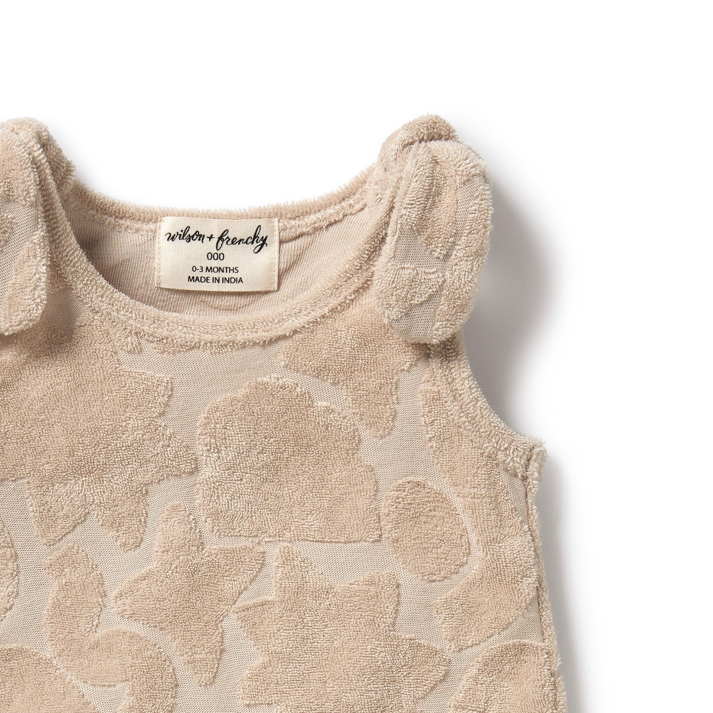 organic terry playsuit