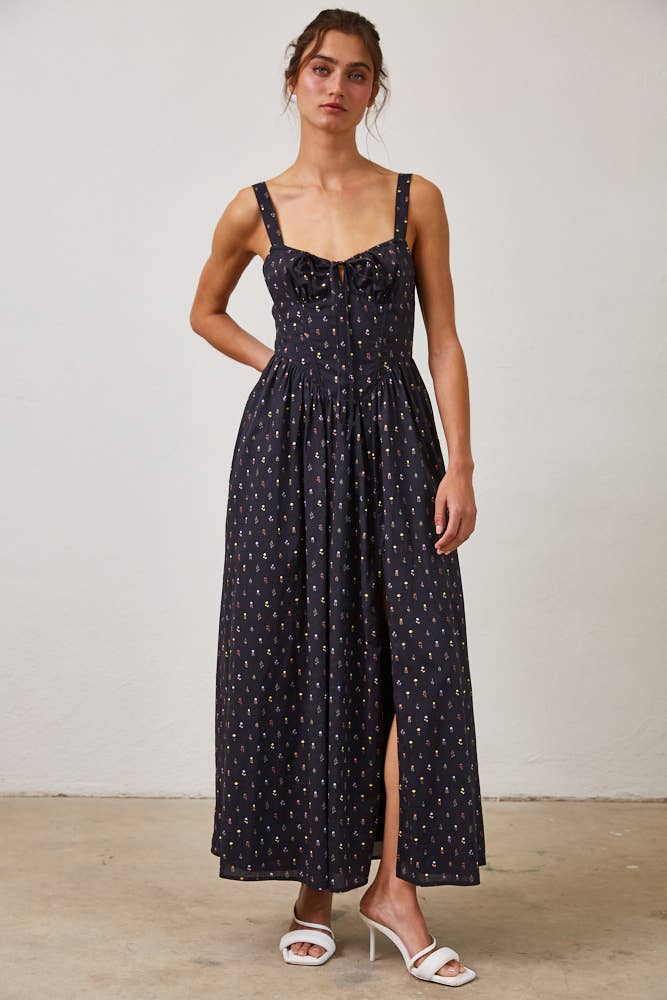 wild floral maxi dress