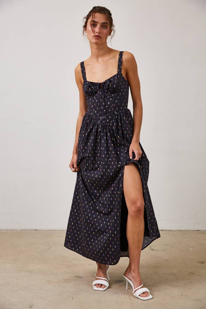 wild floral maxi dress