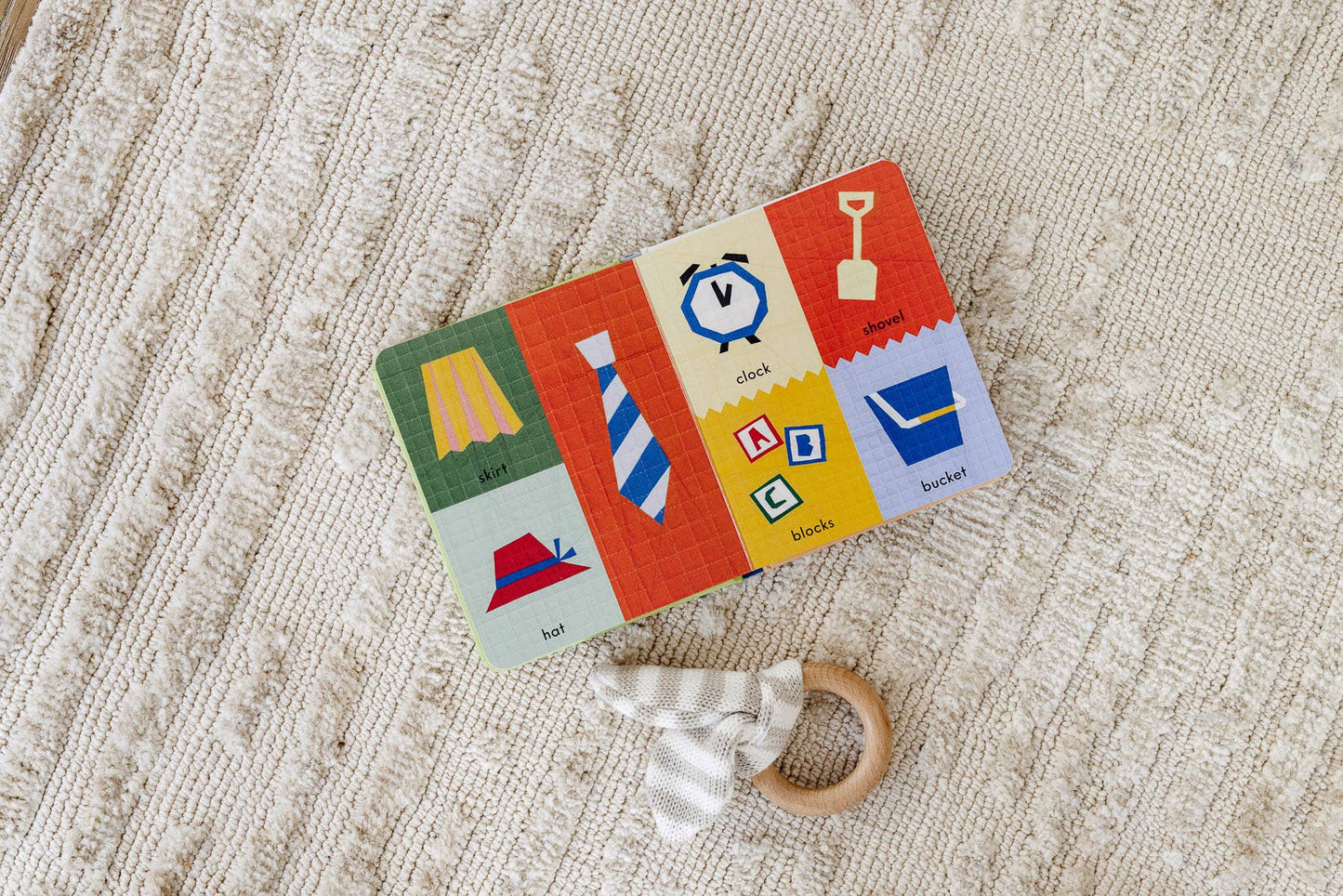 first words with cute quilted friends