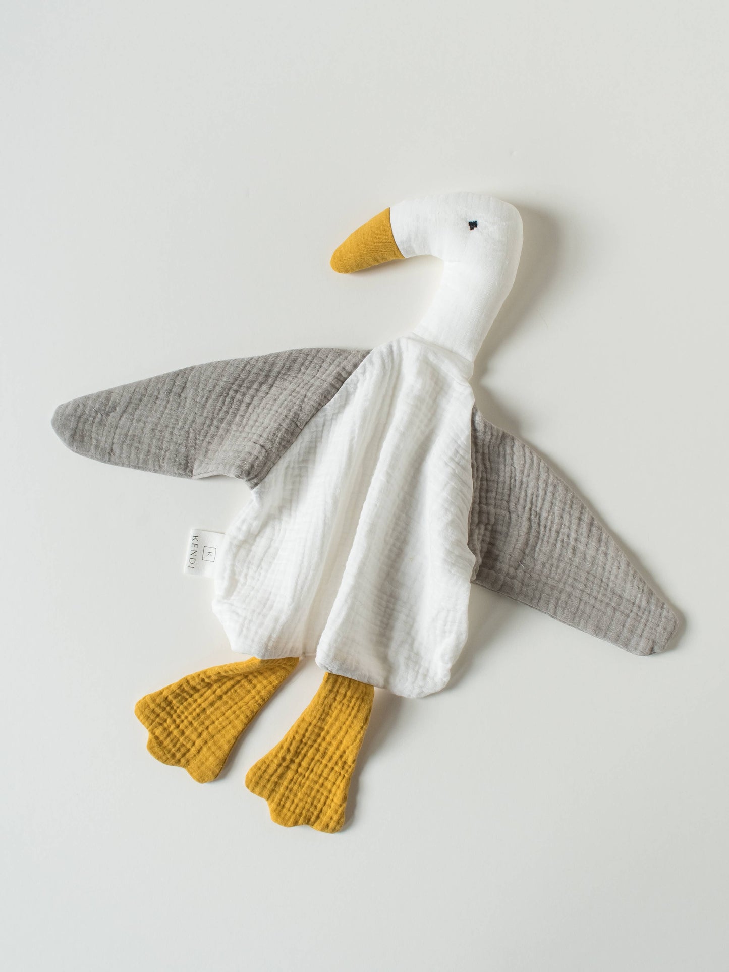 baby muslin goose lovey