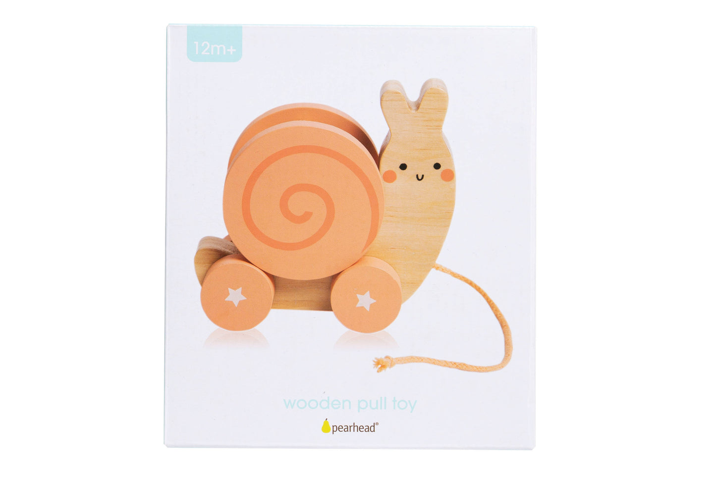 snail wooden pull toy