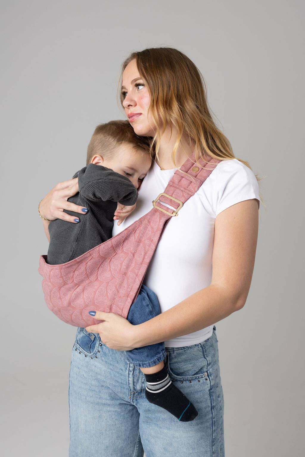 the monarch toddler sling - mauve wings