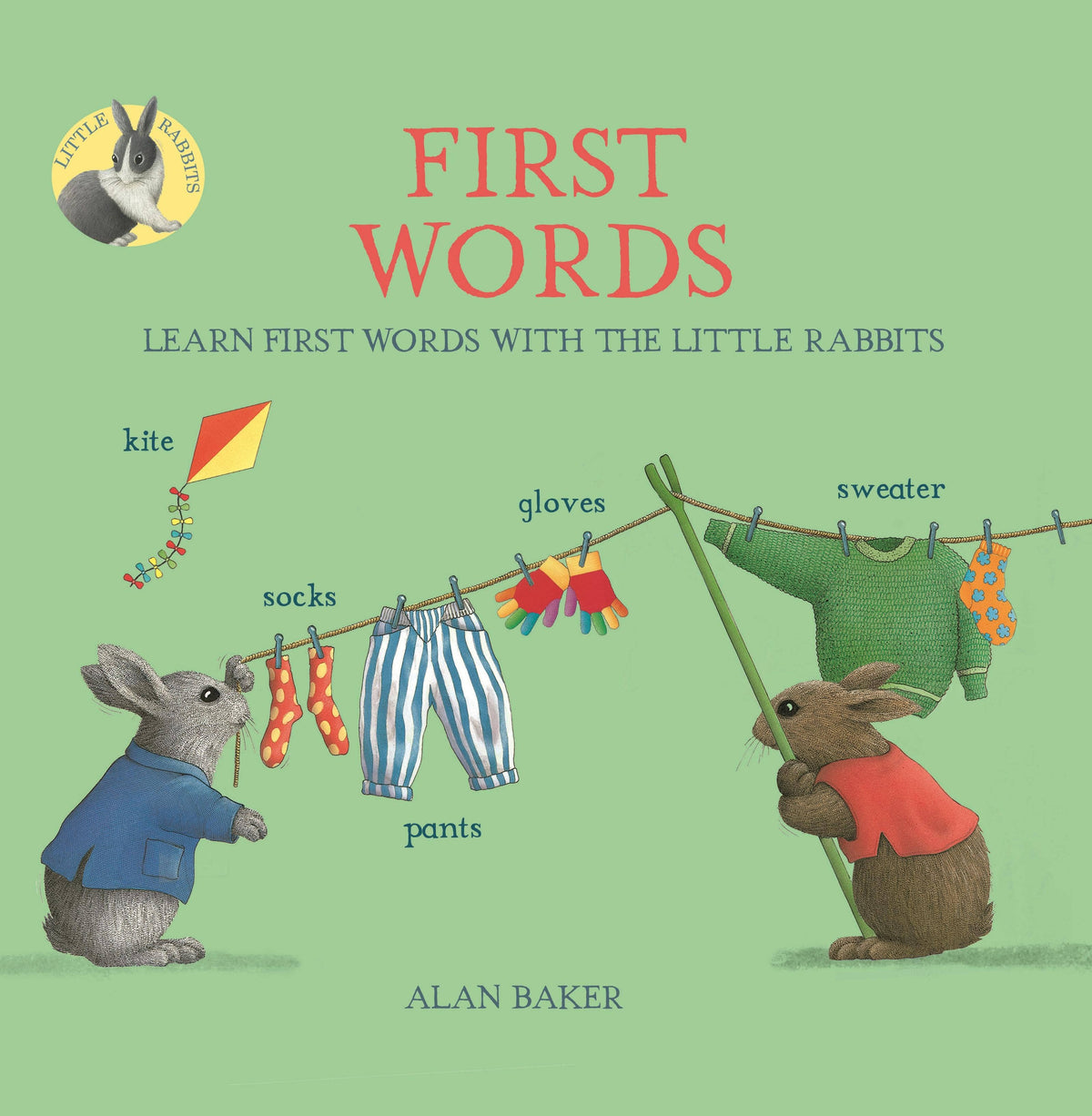 little rabbits' first words learning book
