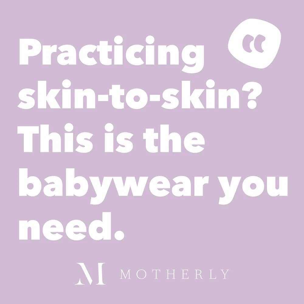 mint twist skin-to-skin footie
