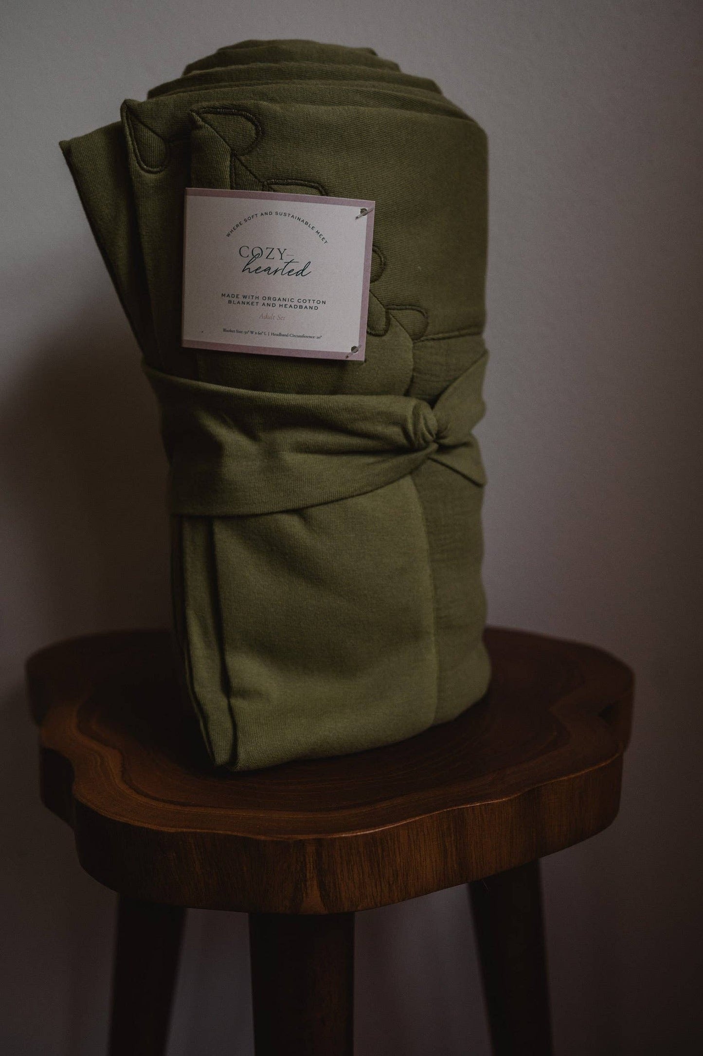 the cozy: organic cotton blanket