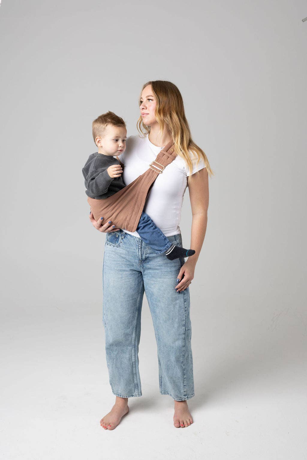 the monarch toddler sling - mocha