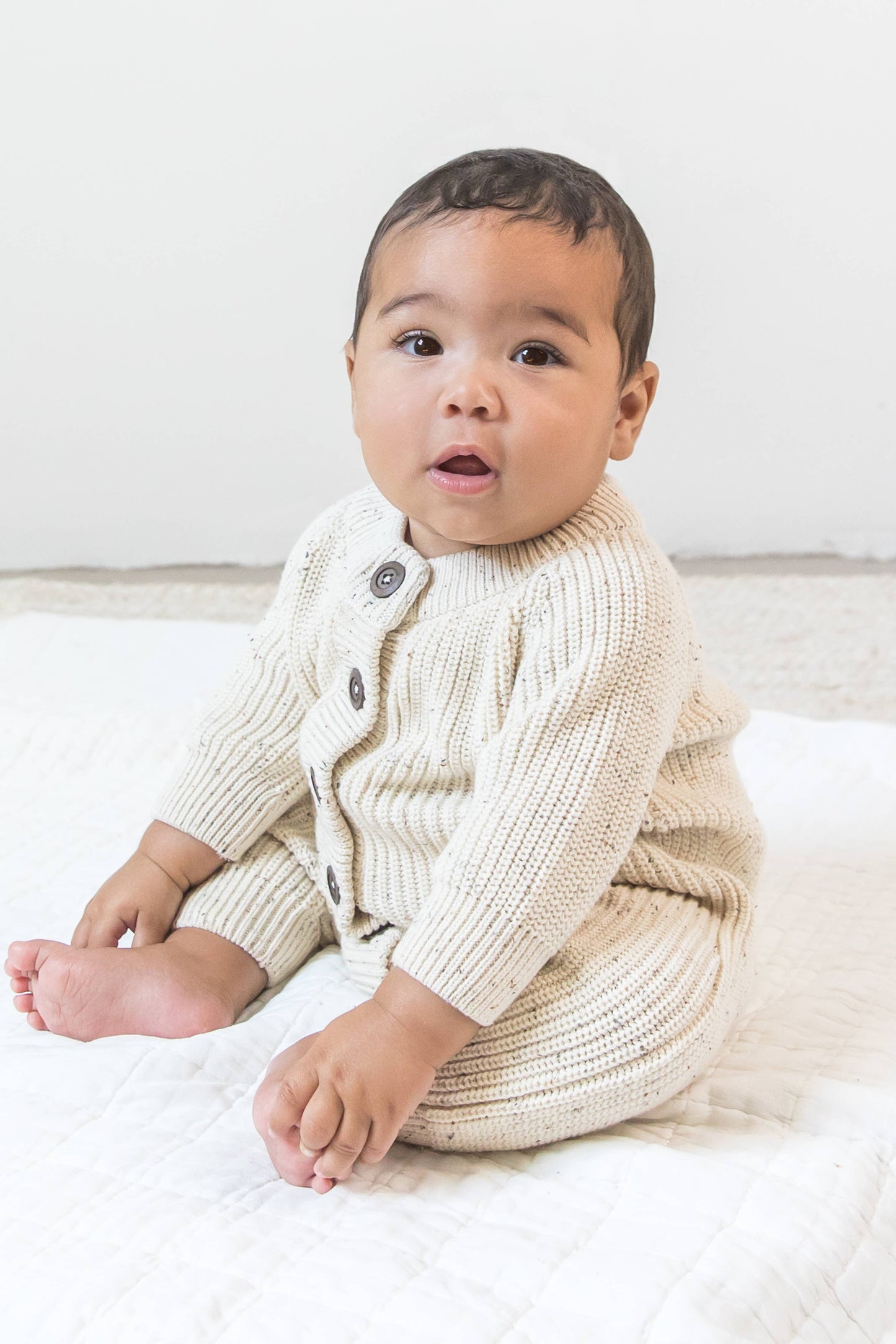 Organic Baby Milo Sweater Romper