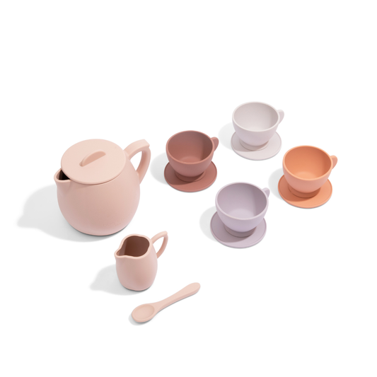 silicone tea set - petal