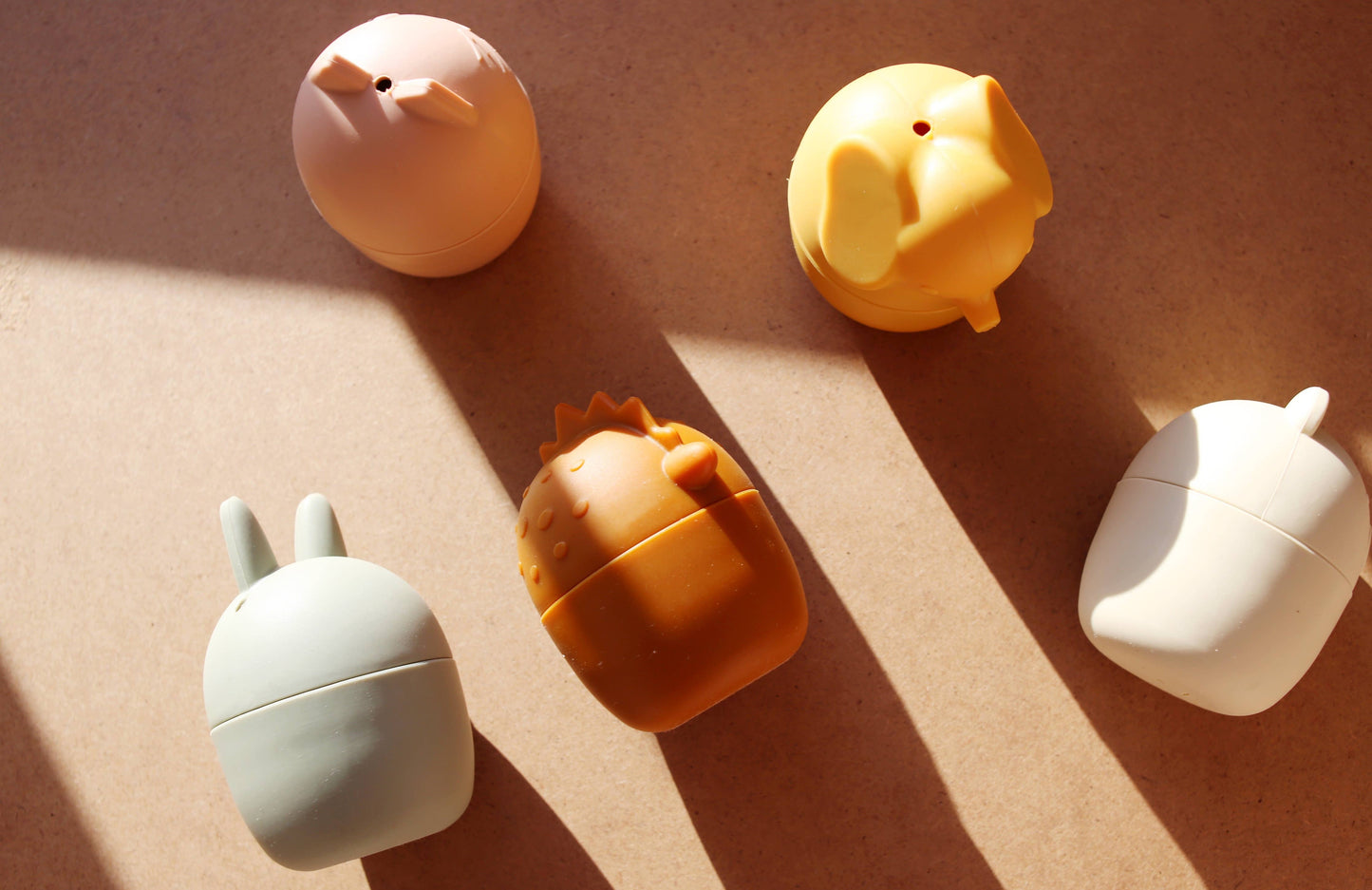 animal silicone bath set