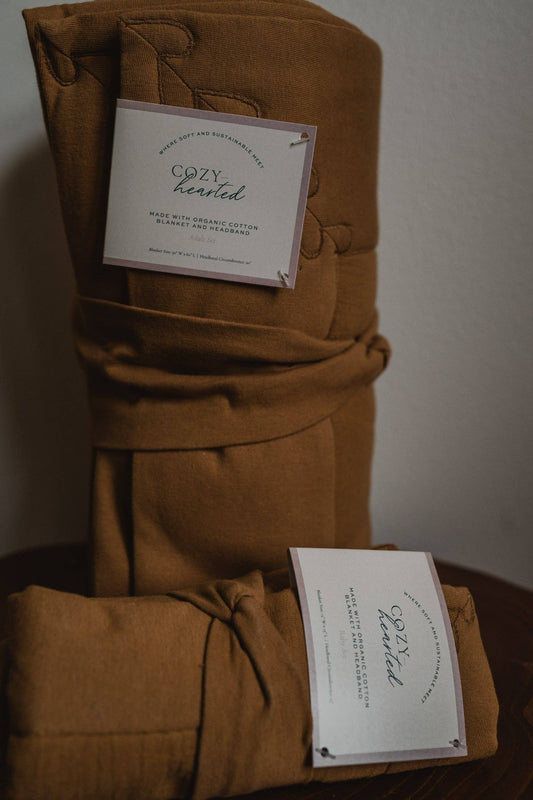 the cozy: organic cotton blanket