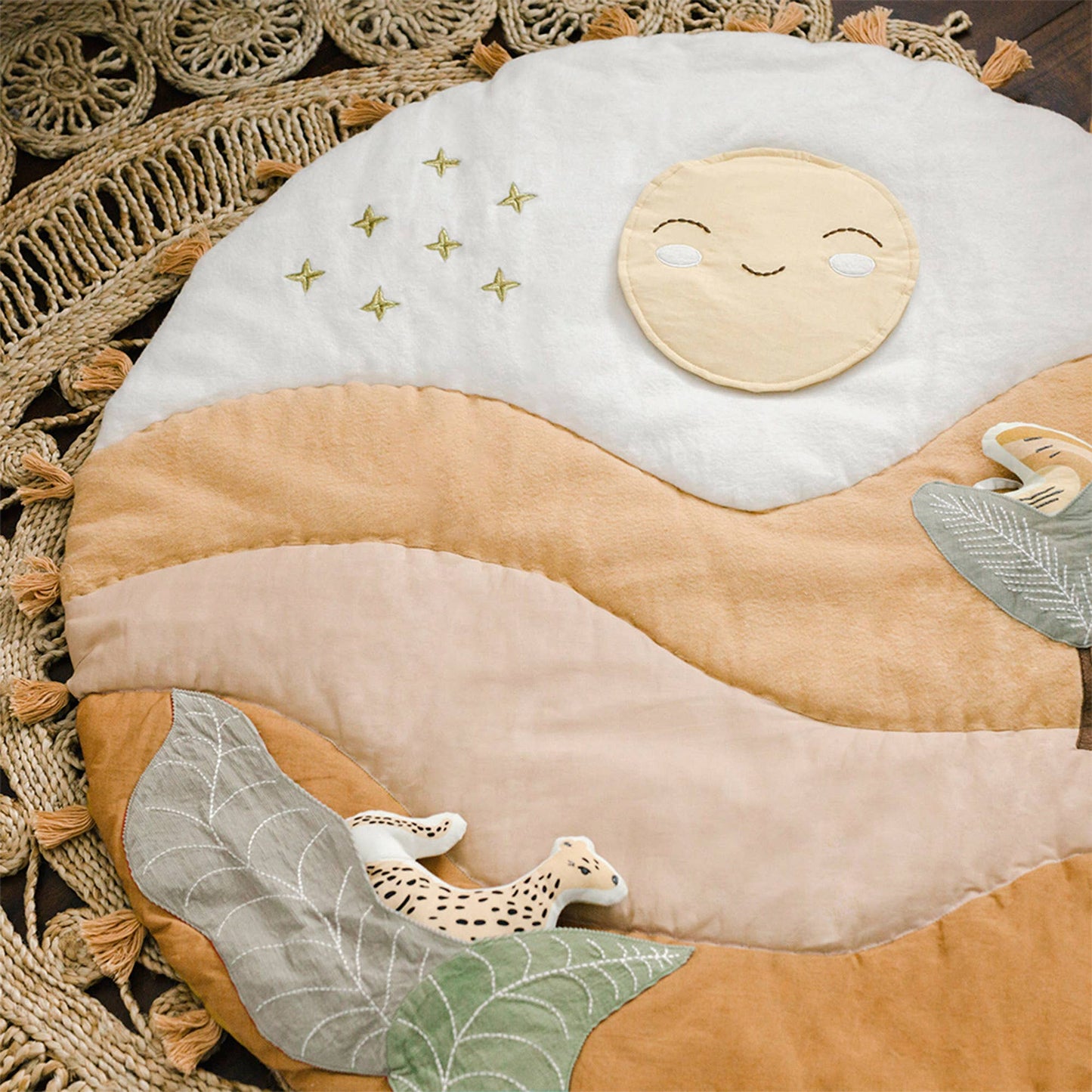 desert sunset activity mat