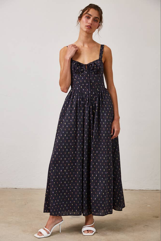 wild floral maxi dress
