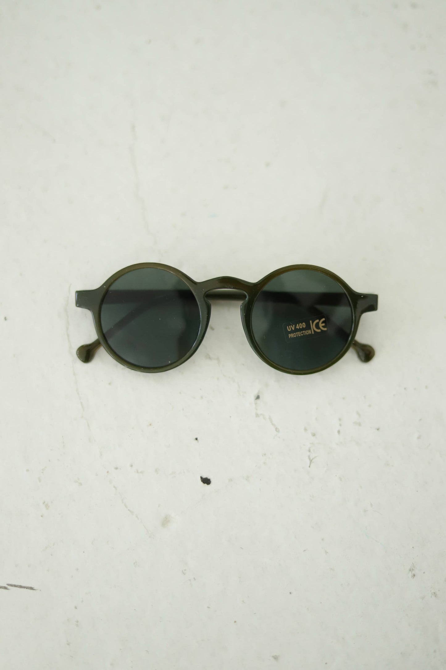 retro deep green sunglasses