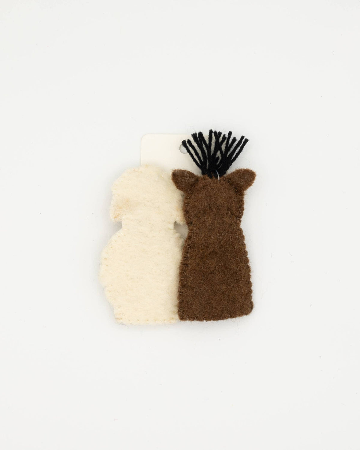 finger puppet - sheep & donkey