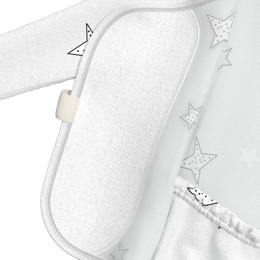 stars skin-to-skin footie