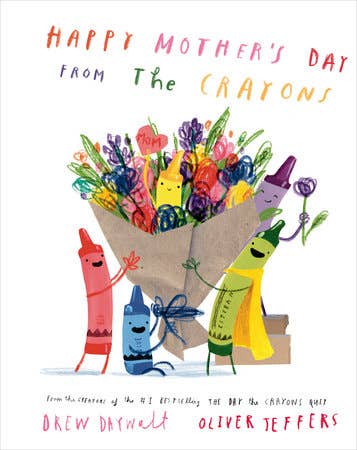 happy mother's day crayons