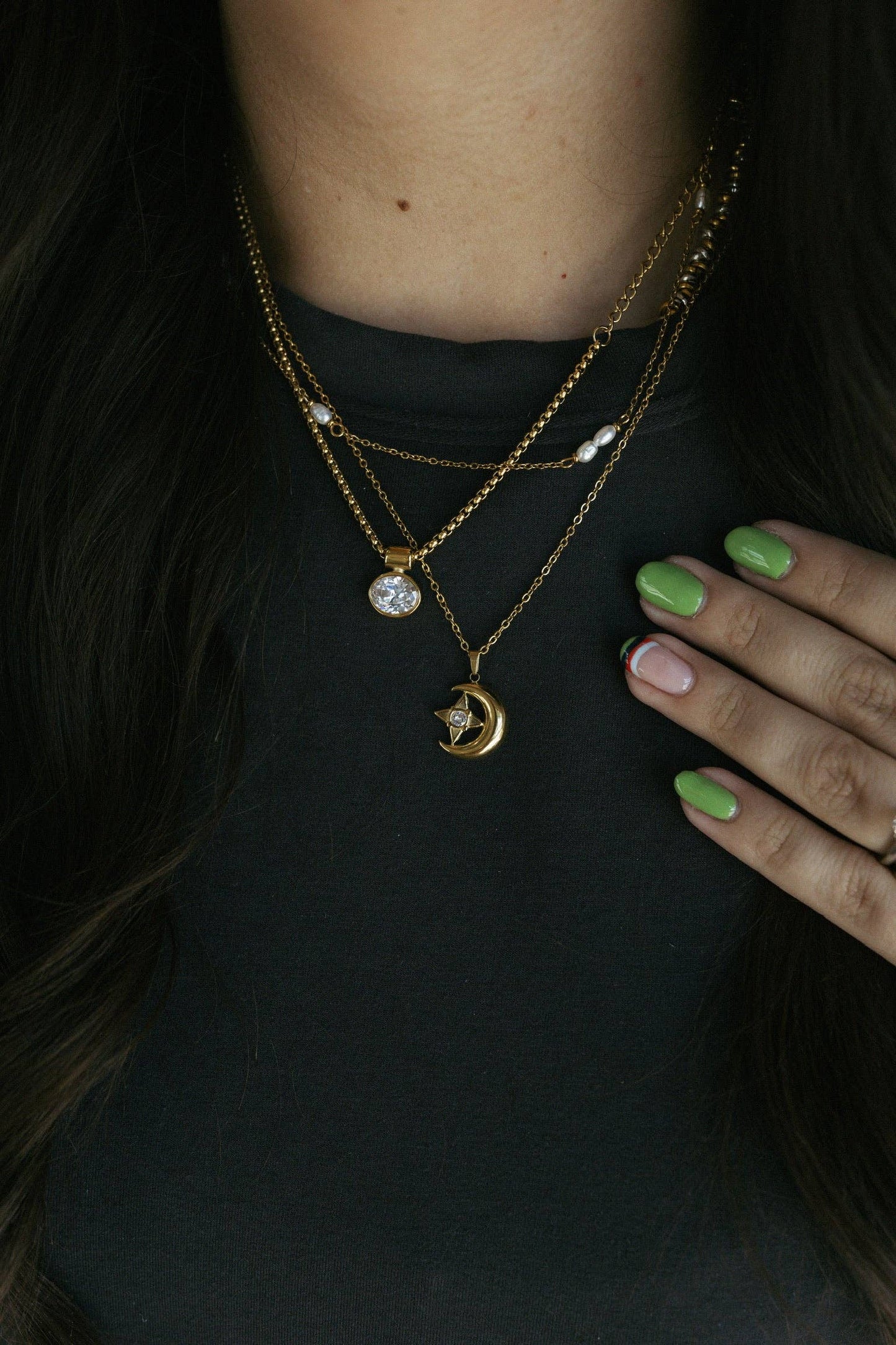 camille crystal necklace