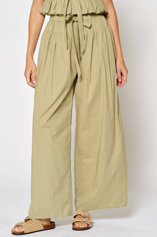 woven drawstring pants