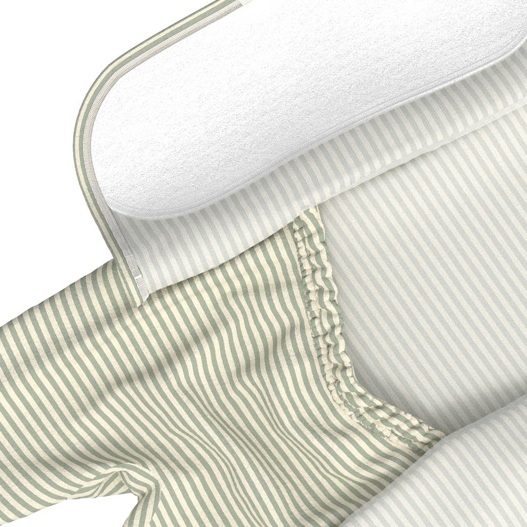 mint twist skin-to-skin footie