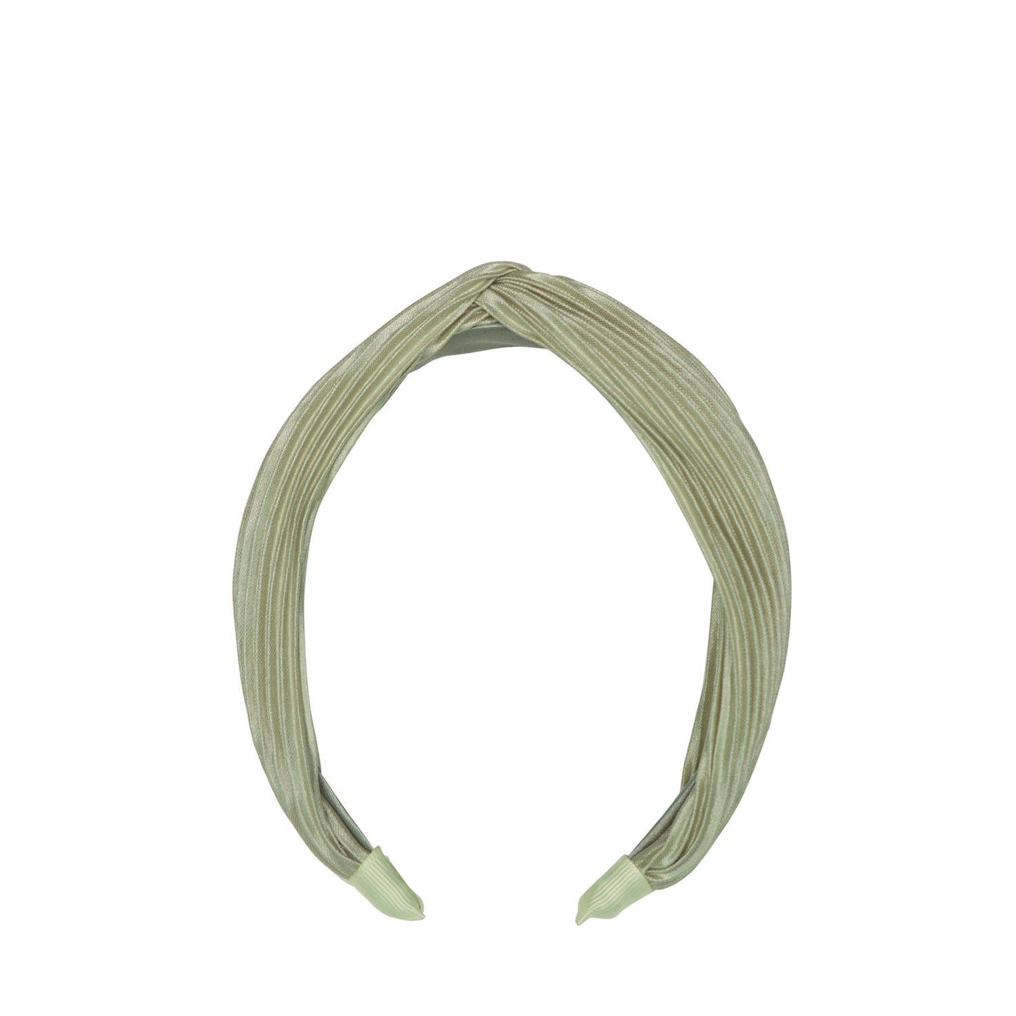 sage plisse twisted headband