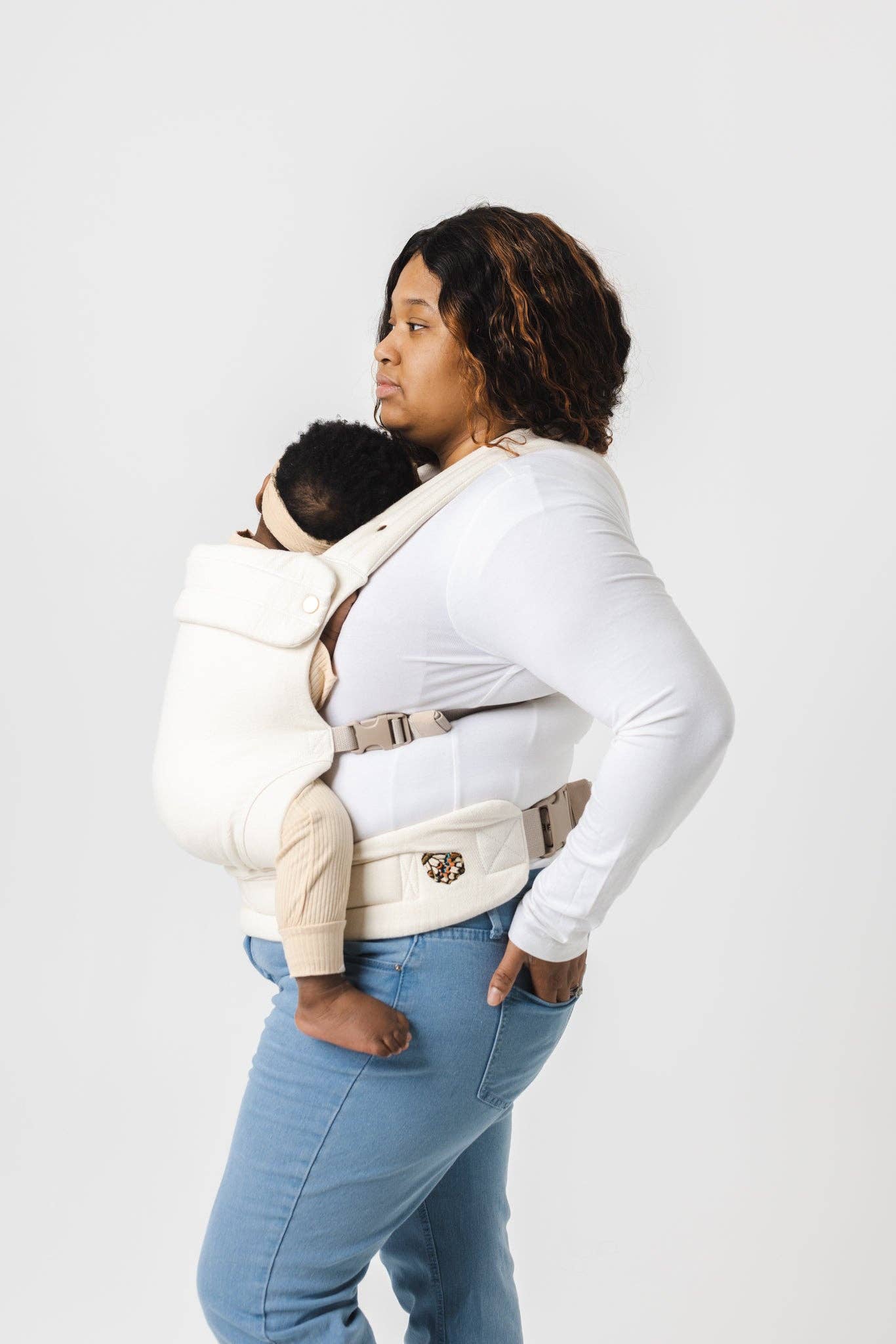 the monarch baby carrier - natural ivory