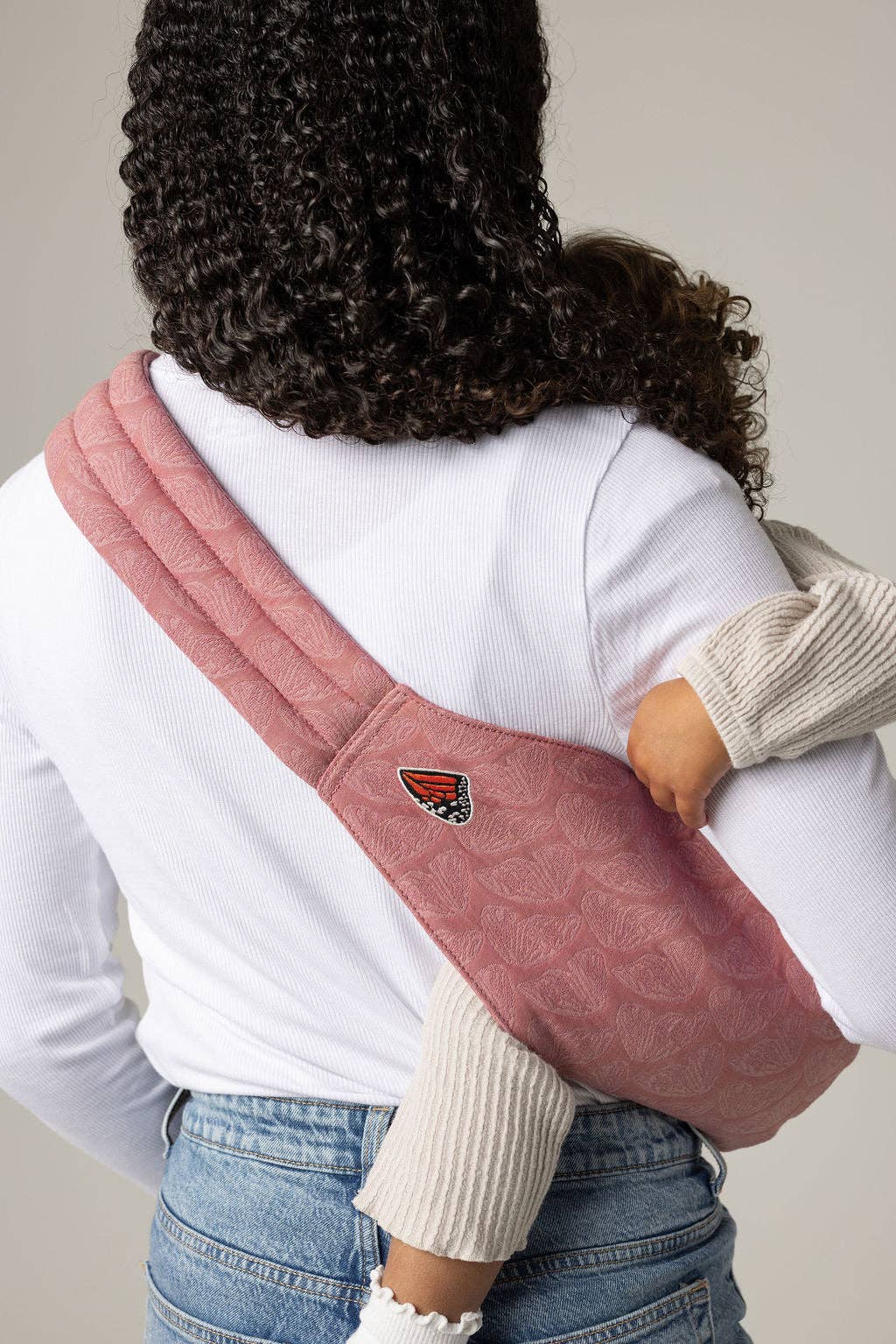 the monarch toddler sling - mauve wings