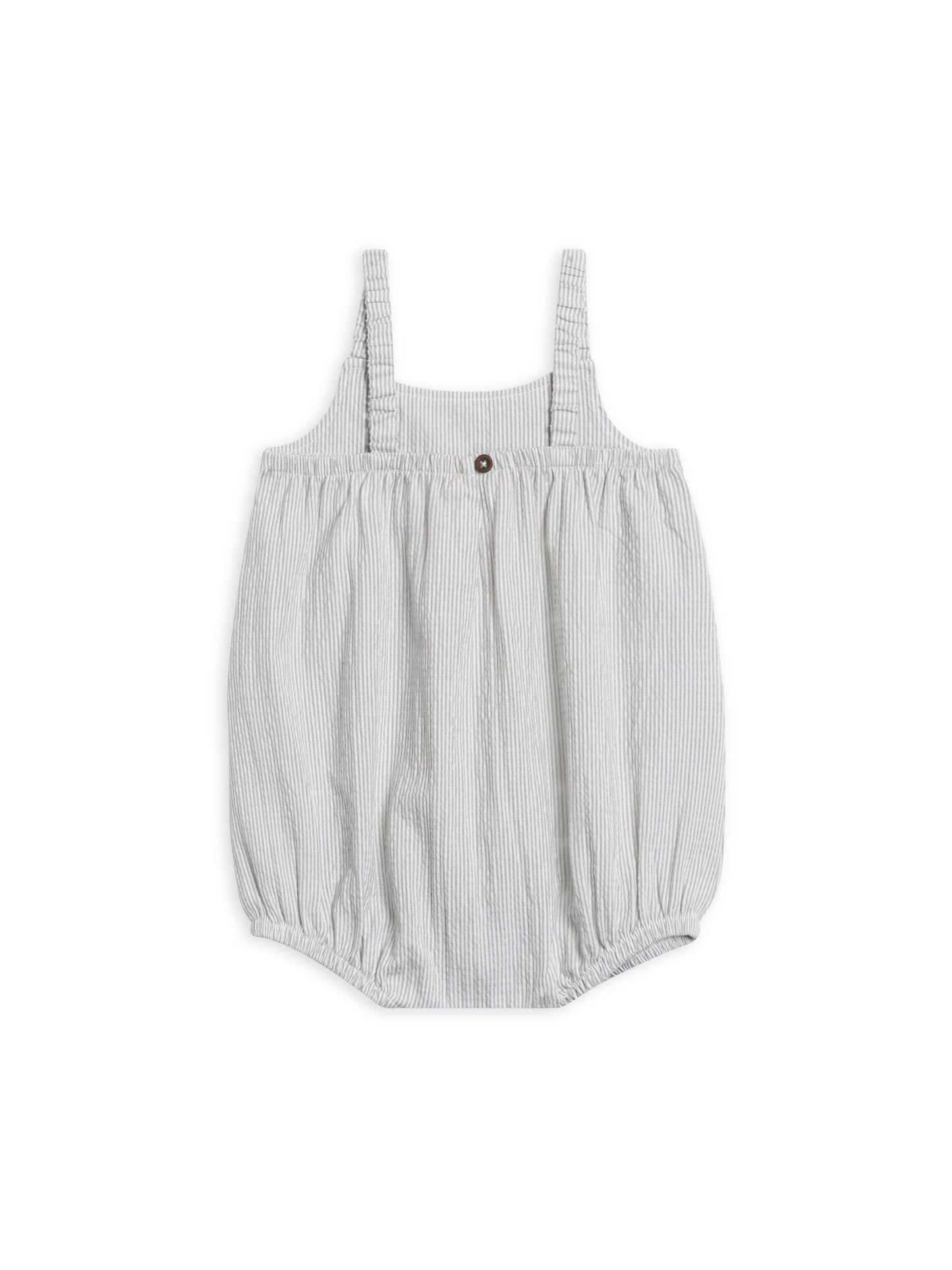 seersucker bubble romper