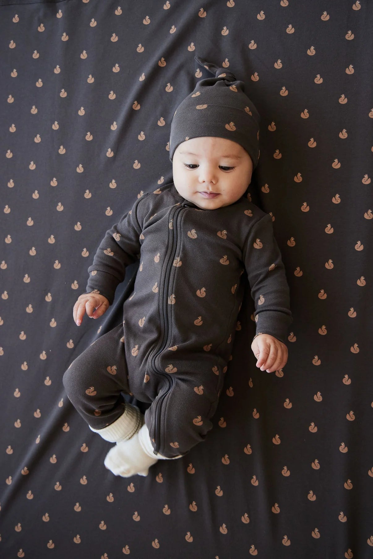 organic cotton reese zip onepiece