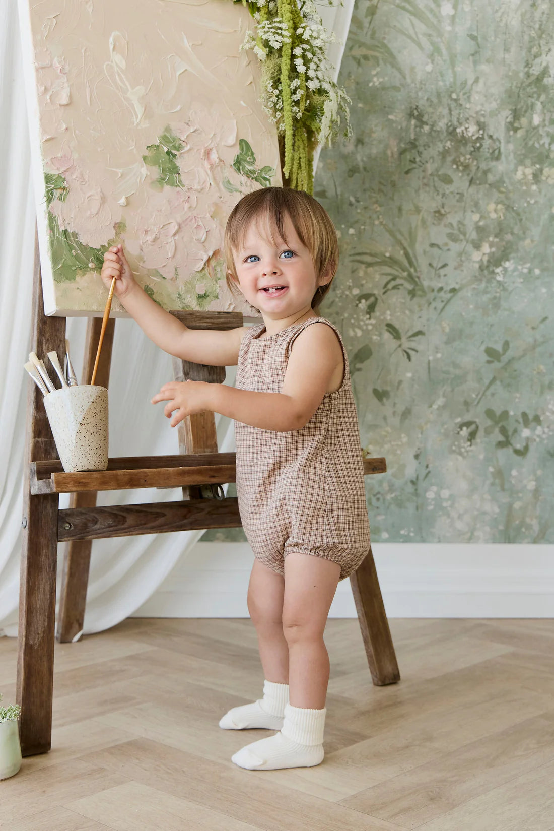 organic cotton bentley playsuit