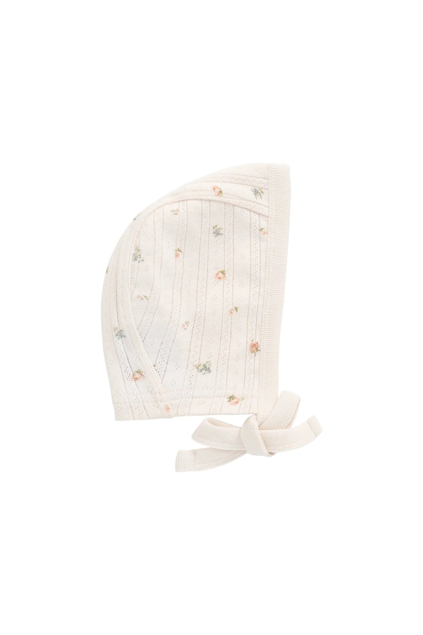 pointelle bonnet + body suit