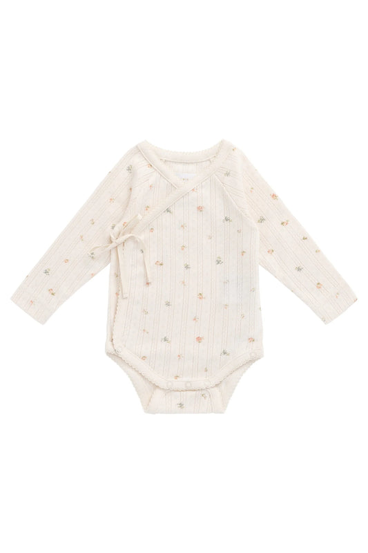 pointelle bonnet + body suit