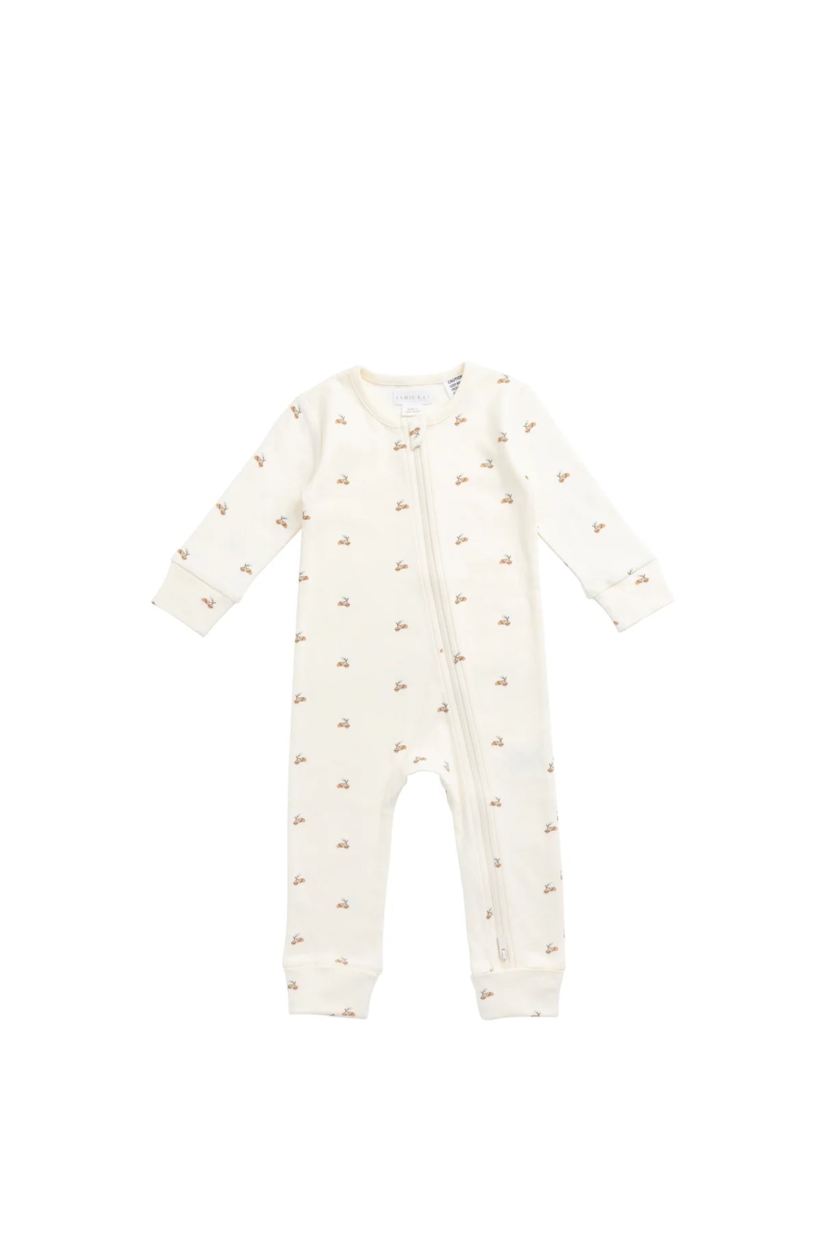 organic cotton reese zip onepiece