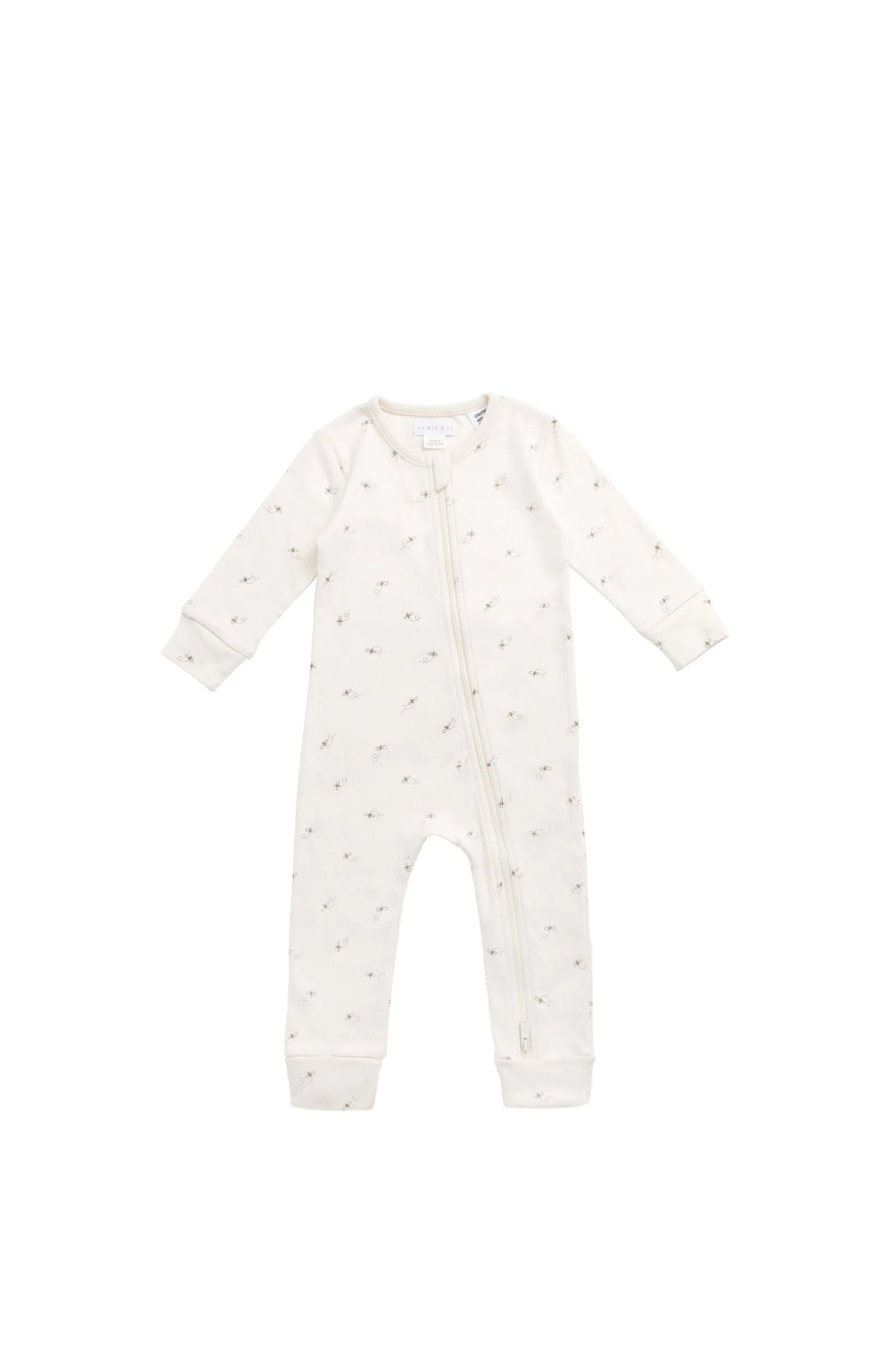 organic cotton reese zip onepiece